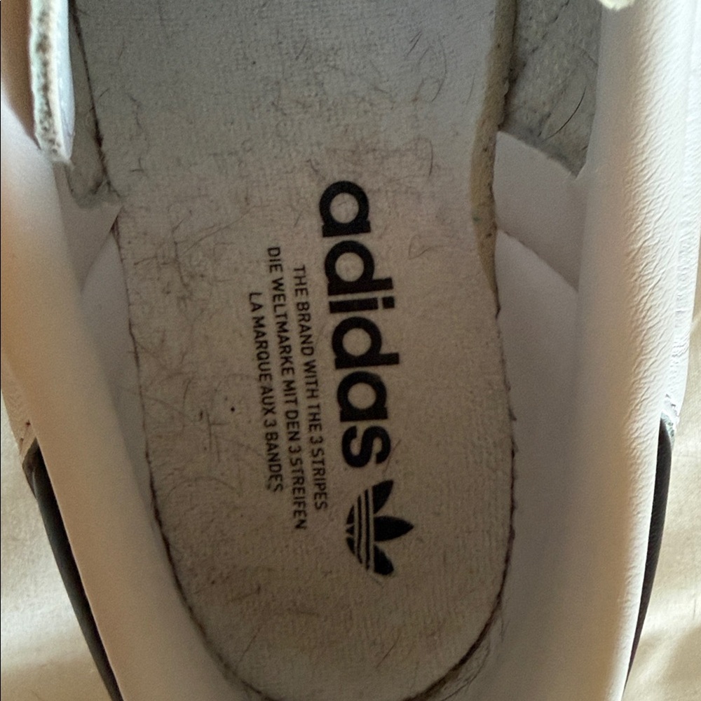 Adidas Men's Samba White and Black Sneakers - Picture 6 of 10